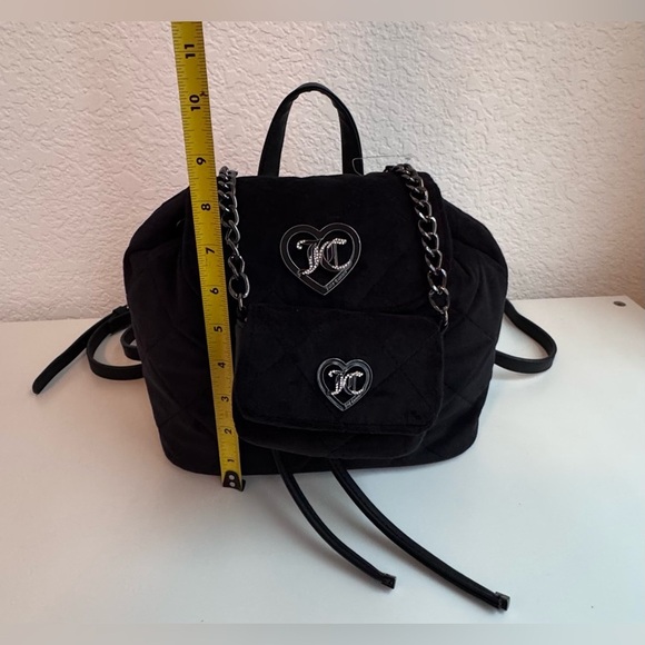 Juicy Couture 2-in-1 Mini Backpack - Licorice
Black with Heart Detail main image 9